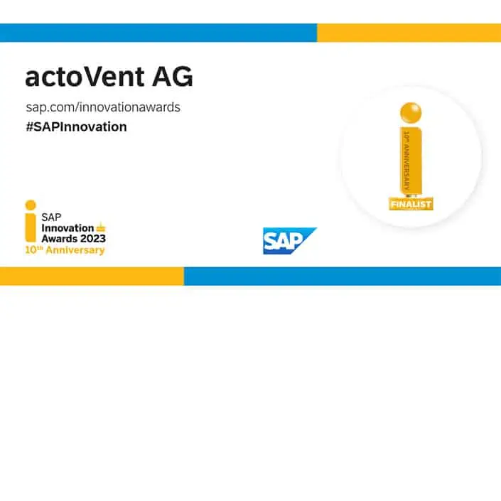 Blogbeitraigsbild SAP Finalist Innovation price actovent